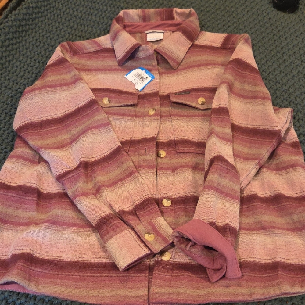 Columbia Multicolor Striped Utility Jacket